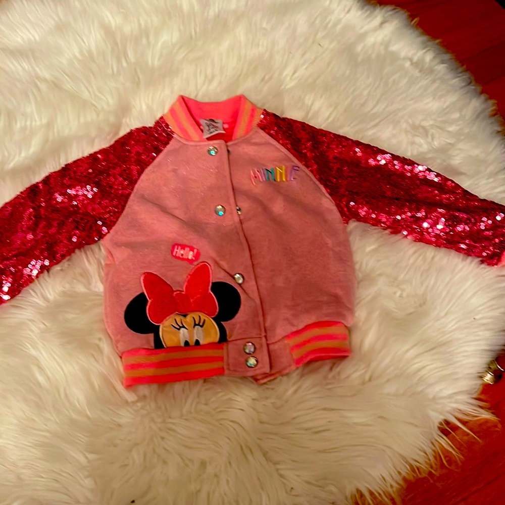 Disney Minnie sparkle jacket size 3